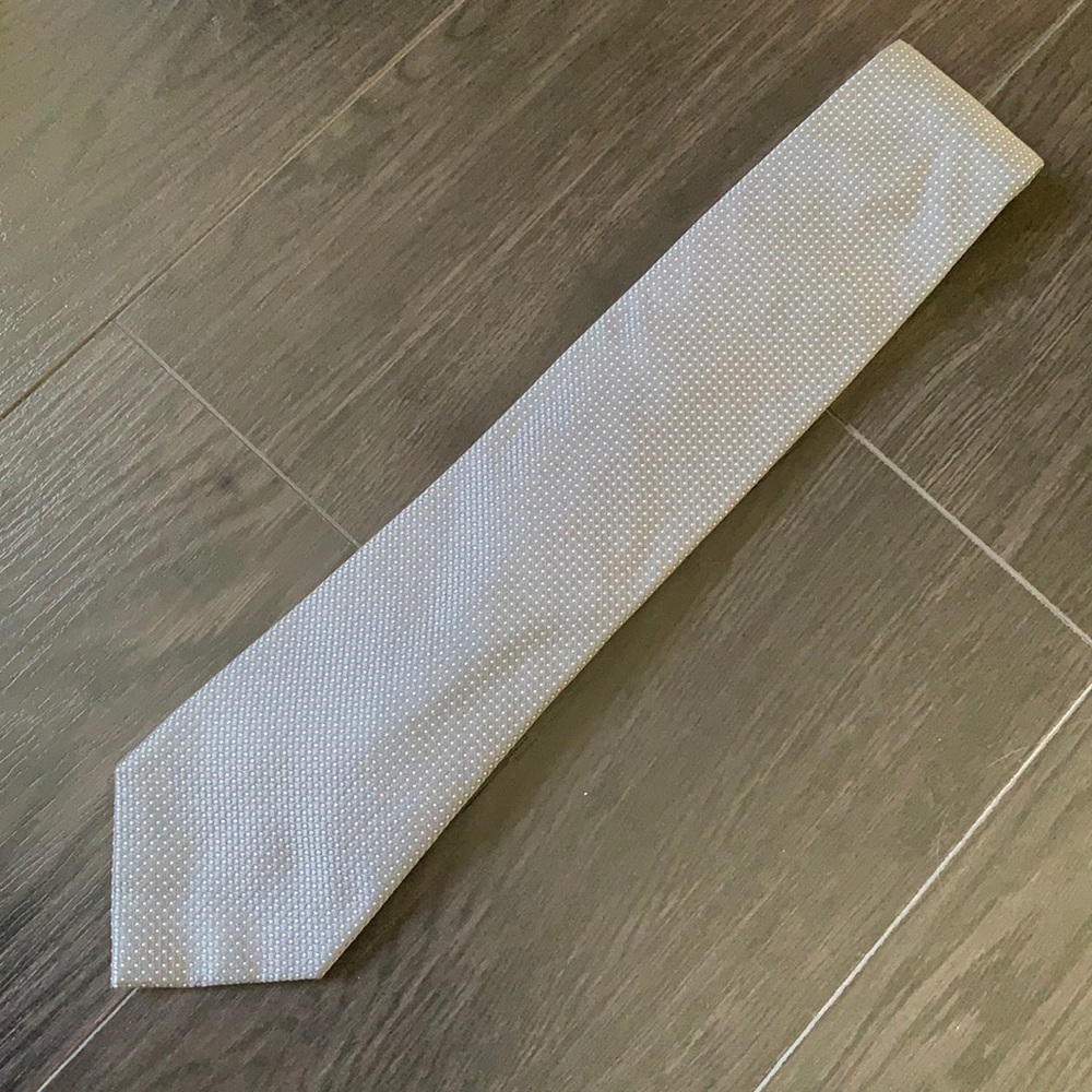 Silver silk tie - Calvin Klein